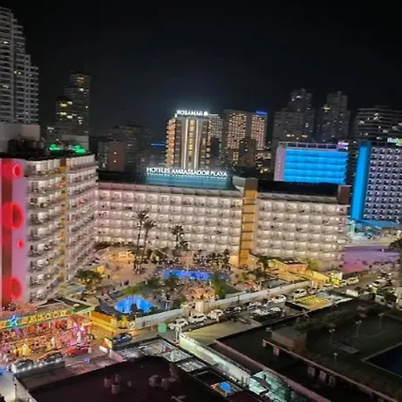 شقة Paradise Ducado Vistas Al Mar, Piscina, Parking Gratis Y Wifi 4 Persona بينايدورم